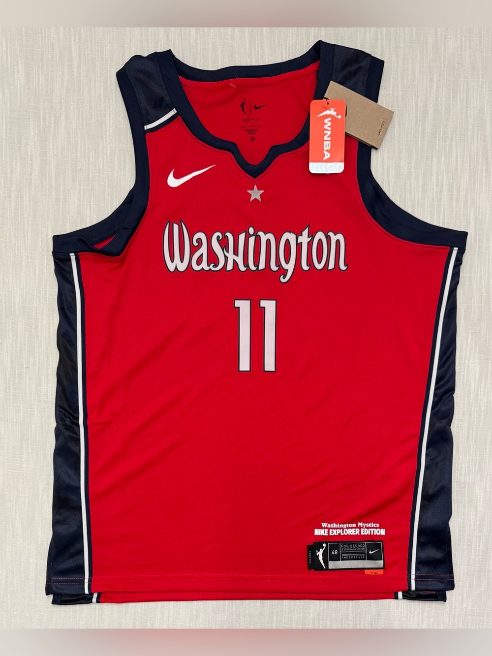 Washington Mystics Elena Delle Donne #11 Jersey Sz L 48 Nike Explore Edition